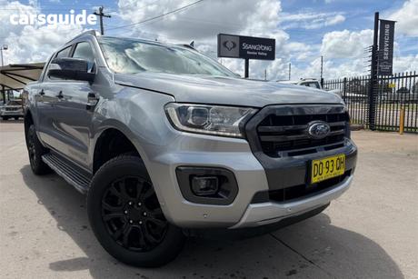 Silver 2022 Ford Ranger Double Cab Pick Up Wildtrak 2.0 (4X4)