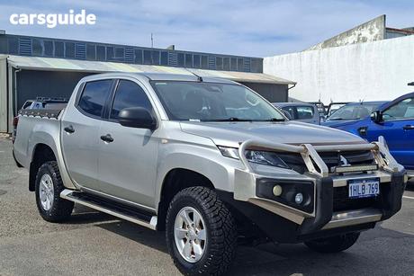 Silver 2021 Mitsubishi Triton Double Cab Pick Up Glx+ (4X4)