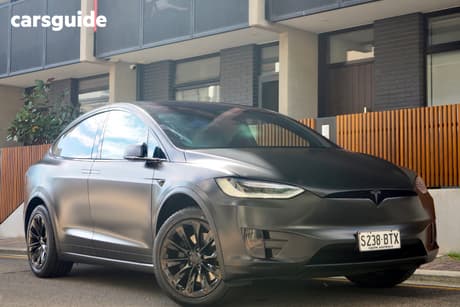 Grey 2017 Tesla Model X Wagon 100D