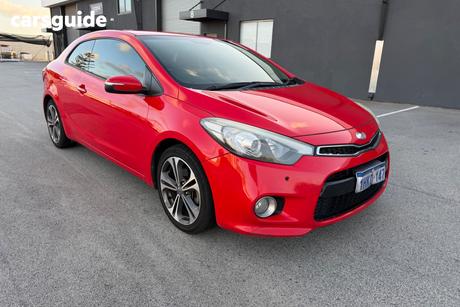 Red 2014 Kia Cerato Coupe Koup Si