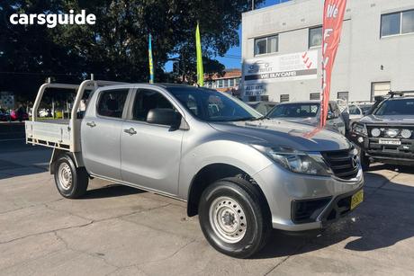 Silver 2018 Mazda BT-50 Dual Cab Chassis Xt Hi-Rider (4X2) (5Yr)