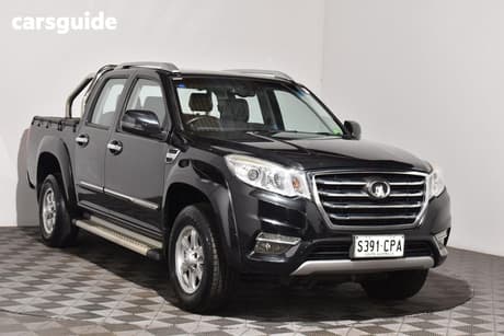 Black 2019 Great Wall Steed Dual Cab Utility (4X2)