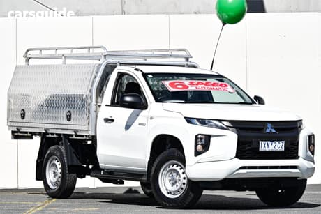 White 2022 Mitsubishi Triton Cab Chassis Glx (4X2)
