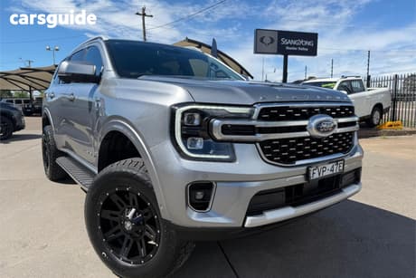 Silver 2024 Ford Everest Wagon Platinum (4Wd)