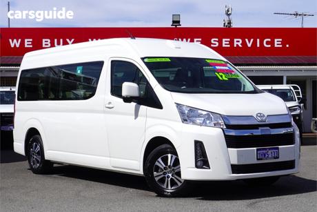 White 2023 Toyota HiAce Bus Slwb Commuter Gl (12 Seats)