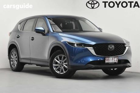 Blue 2022 Mazda CX-5 Wagon Maxx Sport (Fwd)