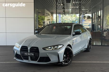 Grey 2020 BMW M3 Sedan