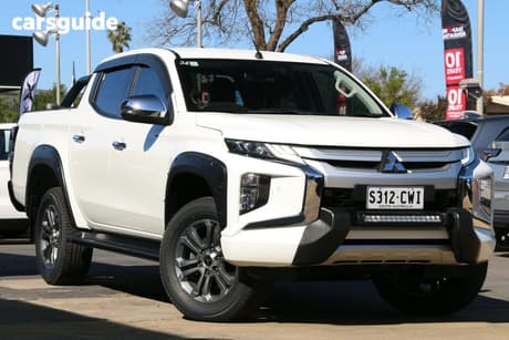 White 2023 Mitsubishi Triton Double Cab Pick Up Gls (4X4)