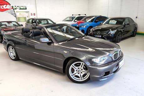 Black 2005 BMW 325CI Convertible 25Ci