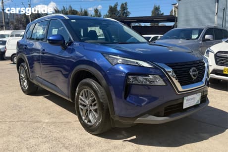 Blue 2023 Nissan X-Trail Wagon St (4Wd) 7 Seat