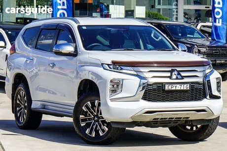 White 2021 Mitsubishi Pajero Sport Wagon Gls (4X4) 7 Seat