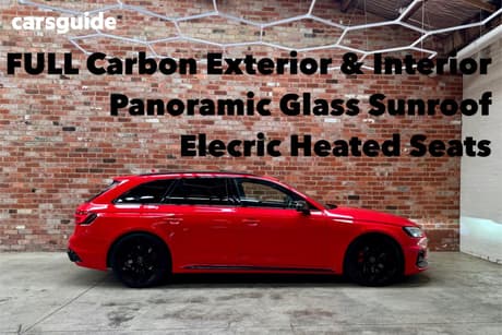 Red 2018 Audi RS4 Wagon Avant 2.9 Tfsi Tiptronic