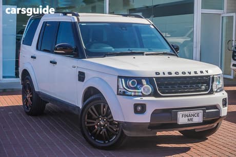 White 2015 Land Rover Discovery 4 Wagon 3.0 Sdv6 Hse