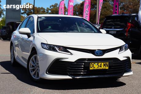 White 2021 Toyota Camry Sedan Ascent