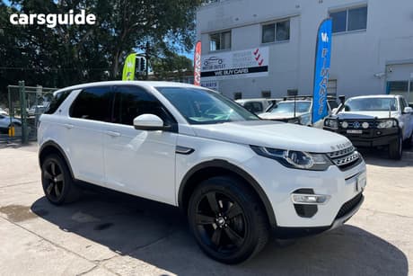 White 2016 Land Rover Discovery Sport Wagon Sd4 Hse Luxury