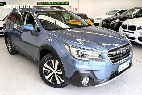 Blue 2019 Subaru Outback Wagon 2.5I Premium Awd