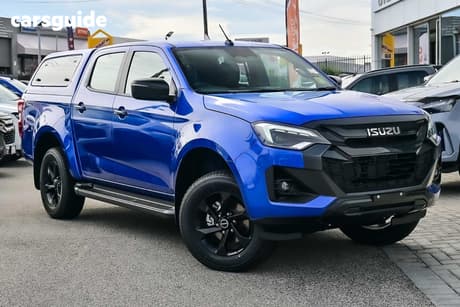 Blue 2025 Isuzu D-MAX Crew Cab Utility X-Rider (4X4)