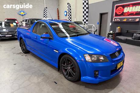 Blue 2008 Holden Commodore Utility Sv6