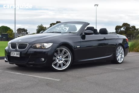 Black 2008 BMW 325I Convertible 25I