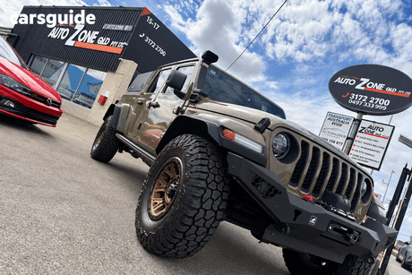 Green 2020 Jeep Gladiator Dual Cab Utility Overland (4X4)
