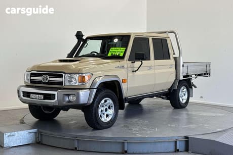 Gold 2022 Toyota Landcruiser Double Cab Chassis Gxl