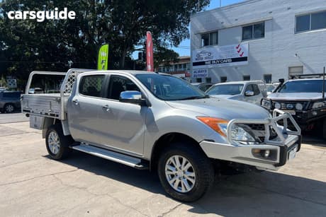 Silver 2013 Mazda BT-50 Dual Cab Utility Gt (4X4)