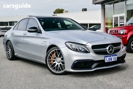 Silver 2017 Mercedes-Benz C63 Sedan S
