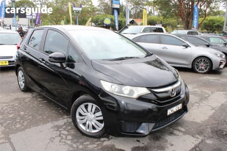 Black 2014 Honda Jazz Hatchback Vti
