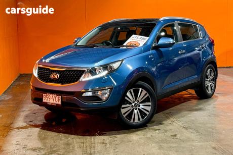 Blue 2014 Kia Sportage Wagon Platinum (Awd)