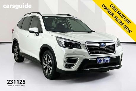 White 2021 Subaru Forester Wagon 2.5I Premium (Awd)