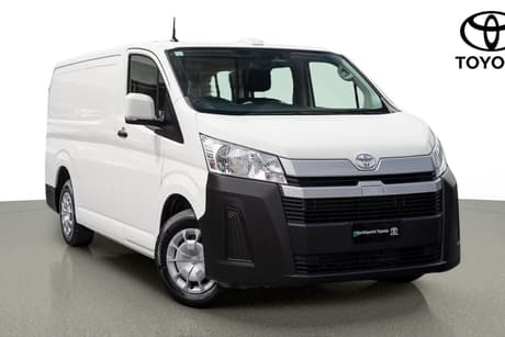 White 2023 Toyota HiAce Van Lwb (4 Door) Barn Door