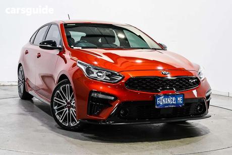 Orange 2018 Kia Cerato Hatchback Gt (Turbo)