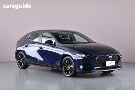 Blue 2023 Mazda 3 Hatchback G25 Evolve Sp Vision