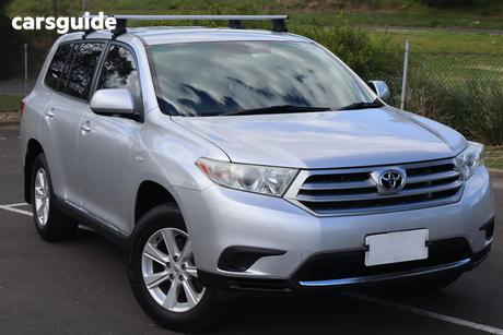 Silver 2012 Toyota Kluger Wagon Kx-R (Fwd) 7 Seat
