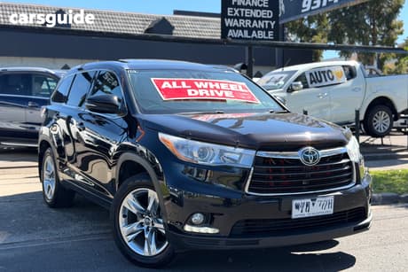Black 2016 Toyota Kluger Wagon Grande (4X4)