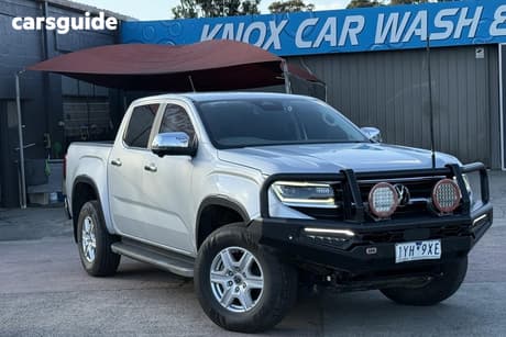 Silver 2023 Volkswagen Amarok Dual Cab Utility Style Tdi600 4Motion