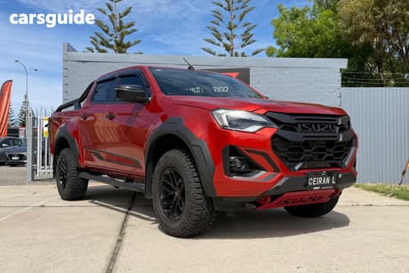 Orange 2024 Isuzu D-MAX Crew Cab Chassis Ls-U (4X4)