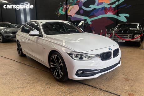 White 2018 BMW 320D Sedan Sport Line