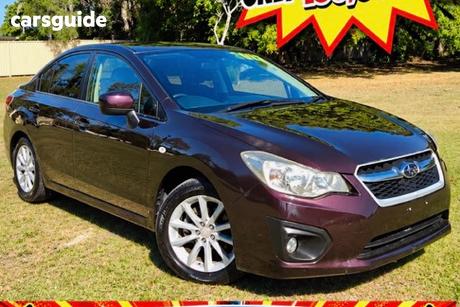 Red 2012 Subaru Impreza Sedan 2.0I-L (Awd)