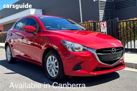 Red 2016 Mazda 2 Hatchback Maxx