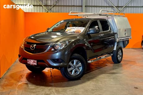 Brown 2017 Mazda BT-50 Dual Cab Utility Xt (4X4)
