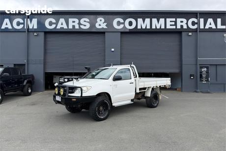 White 2009 Toyota Hilux Cab Chassis Sr (4X4)