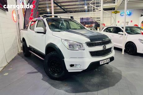 White 2016 Holden Colorado Crew Cab Chassis Ls (4X4)