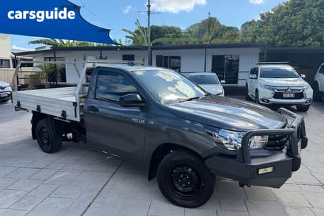 Grey 2021 Toyota Hilux Cab Chassis Workmate