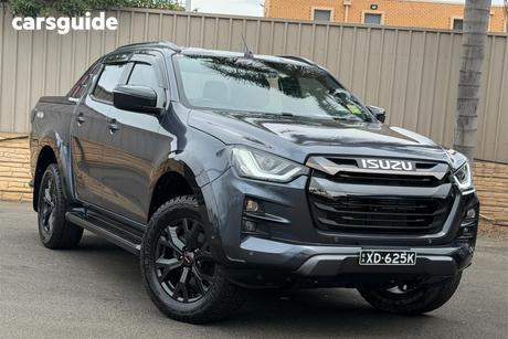 Grey 2023 Isuzu D-MAX Crew Cab Utility X-Terrain (4X4)