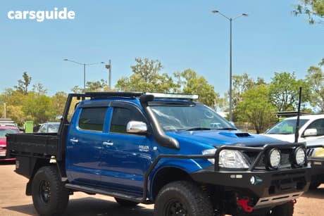Blue 2010 Toyota Hilux Dual Cab Pick-up Sr5 (4X4)