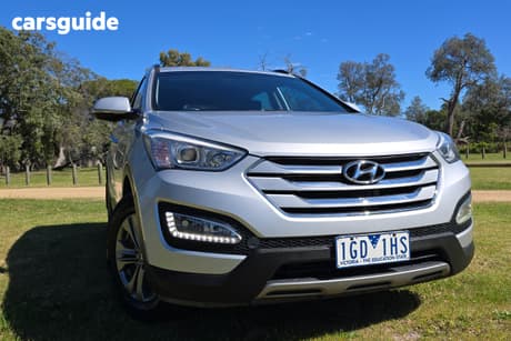 Silver 2015 Hyundai Santa FE Wagon Active Crdi (4X4)