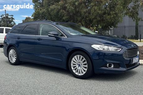 Blue 2016 Ford Mondeo Wagon Trend Tdci