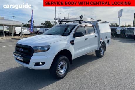 White 2016 Ford Ranger Crew Cab Chassis Xl 3.2 (4X4)