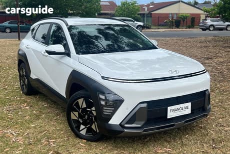 White 2023 Hyundai Kona Wagon Hybrid Premium